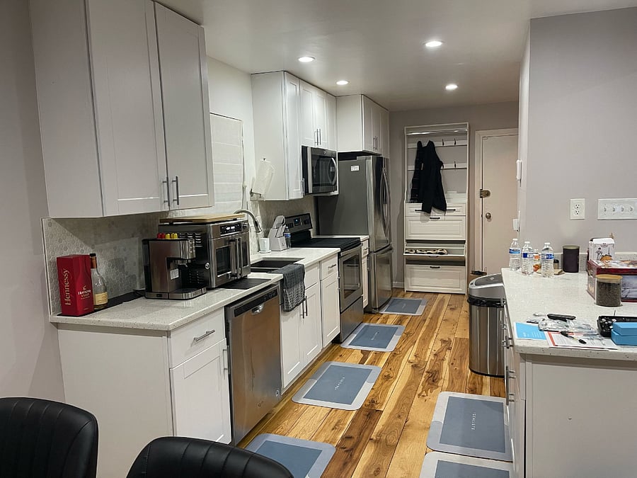 Shared kitchen space