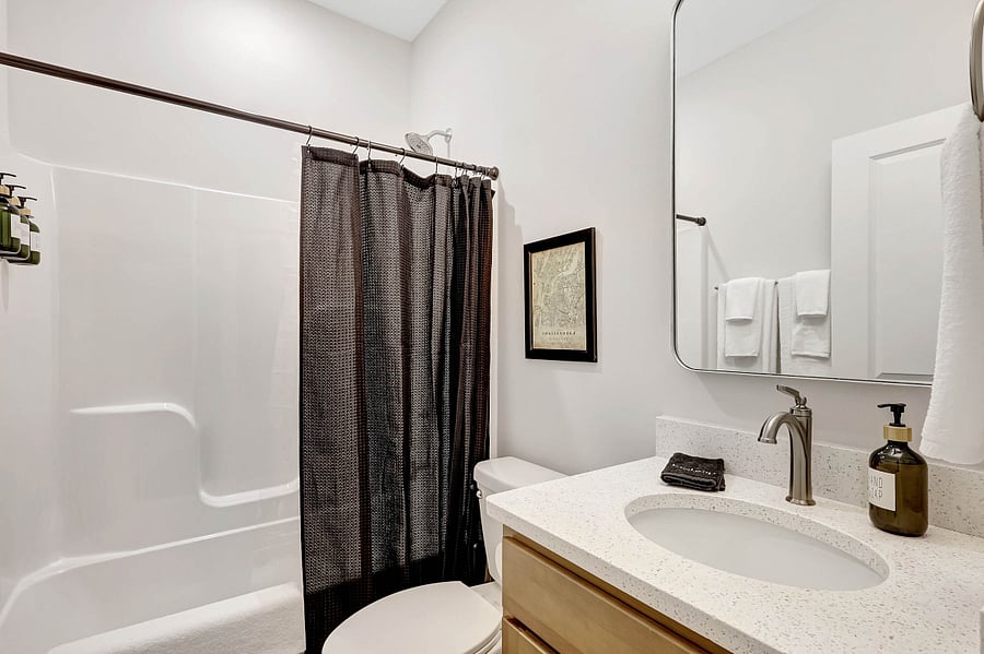 Guest Bath with Complimentary Bath Products