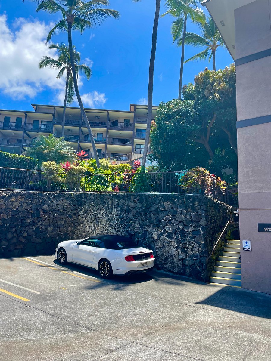 Your assigned parking spot right next to stairs which are also leading directly into unit. You can enter step-free by dropping off people, luggages, groceries at street level above.