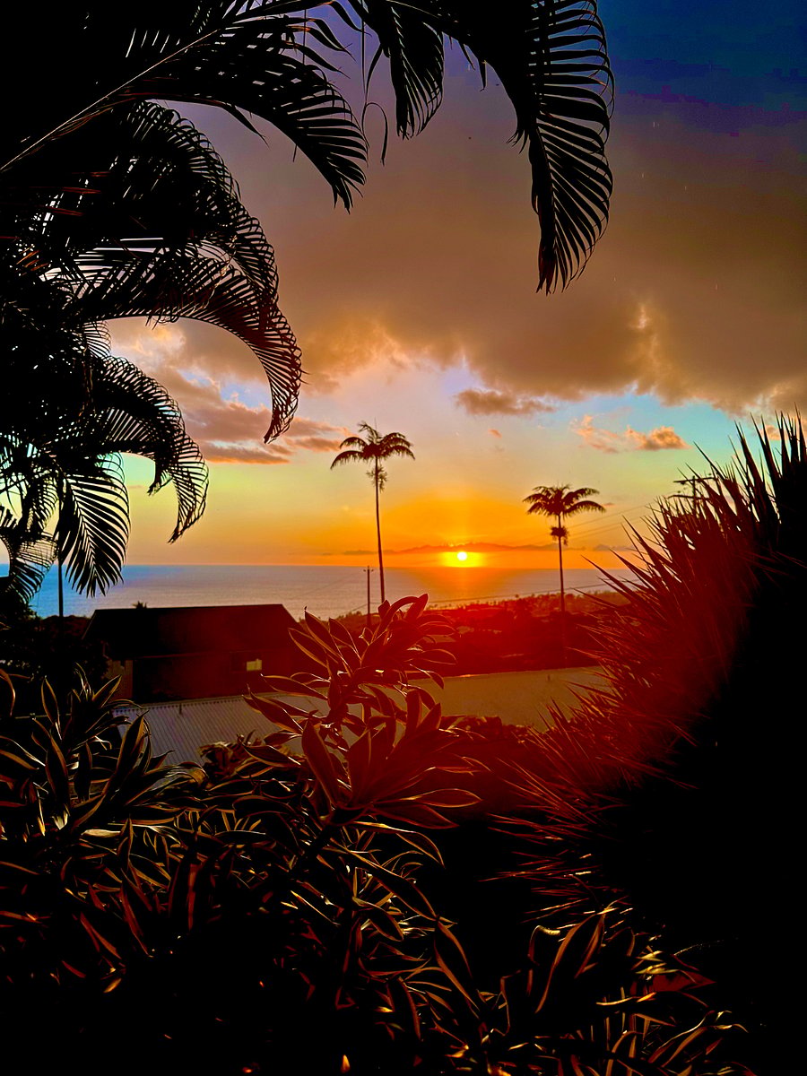 Sunset view while grilling!