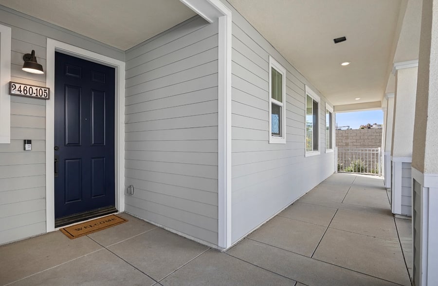 Wide Porch for lounging. 