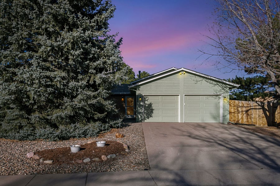 2-car garage with plenty of additional parking in the driveway. 