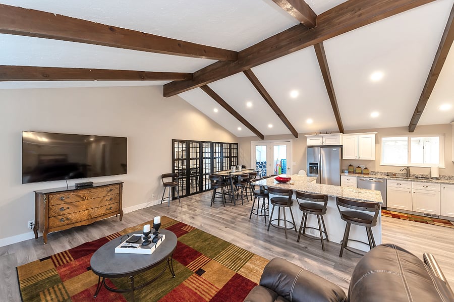 Upper Level Main Living and Dining Area