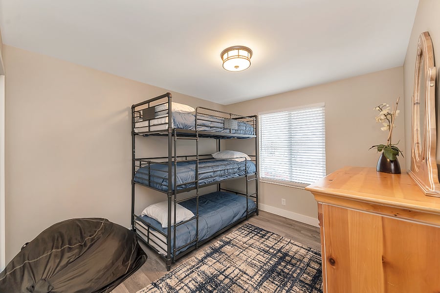 #2 Bedroom with Triple Bunk Beds