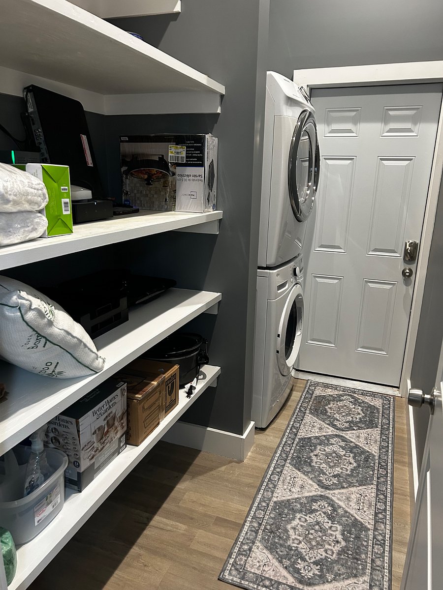 Laundry and pantry storage