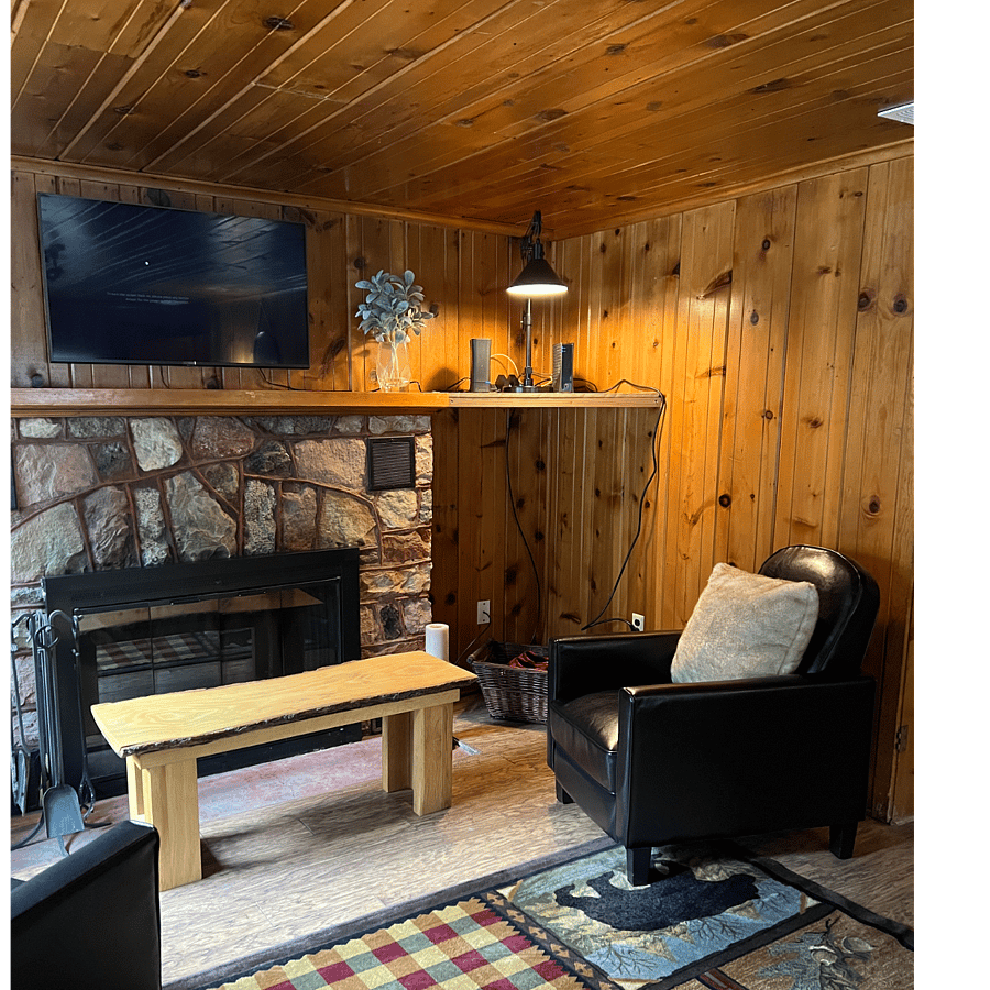 Wood Burning Fireplace