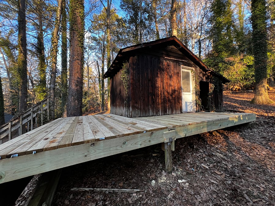 Detatched storage shed