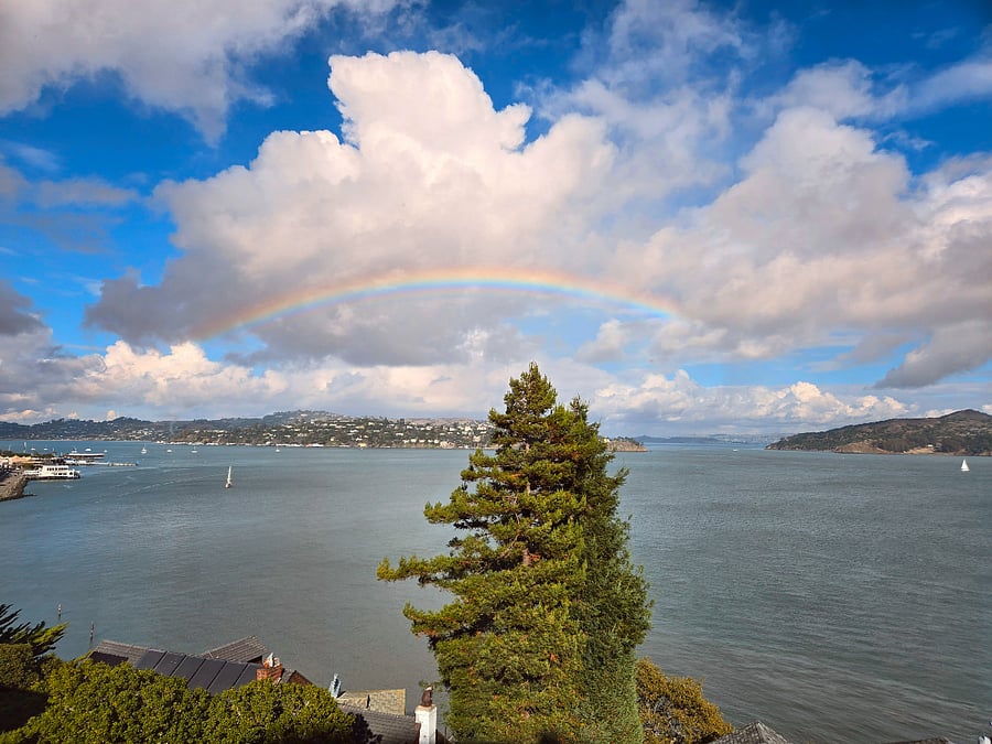 The view is an ever changing and constant delight.