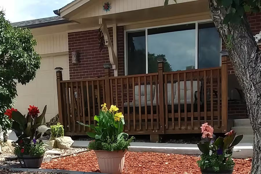 Front - Street view. Private driveway on right side. Private entry in rear.