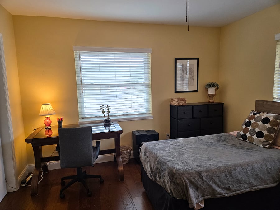 3rd Bedroom with dedicated desk / home office