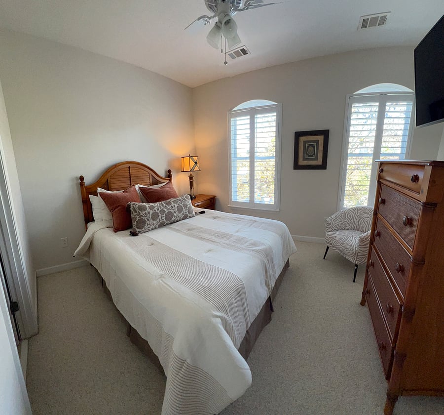 Main Bedroom front of building with view of Town Center