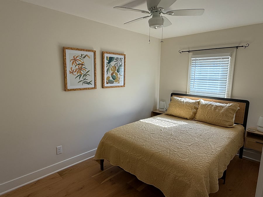 Bedroom 1 - Queen Bed and Walk-in closet