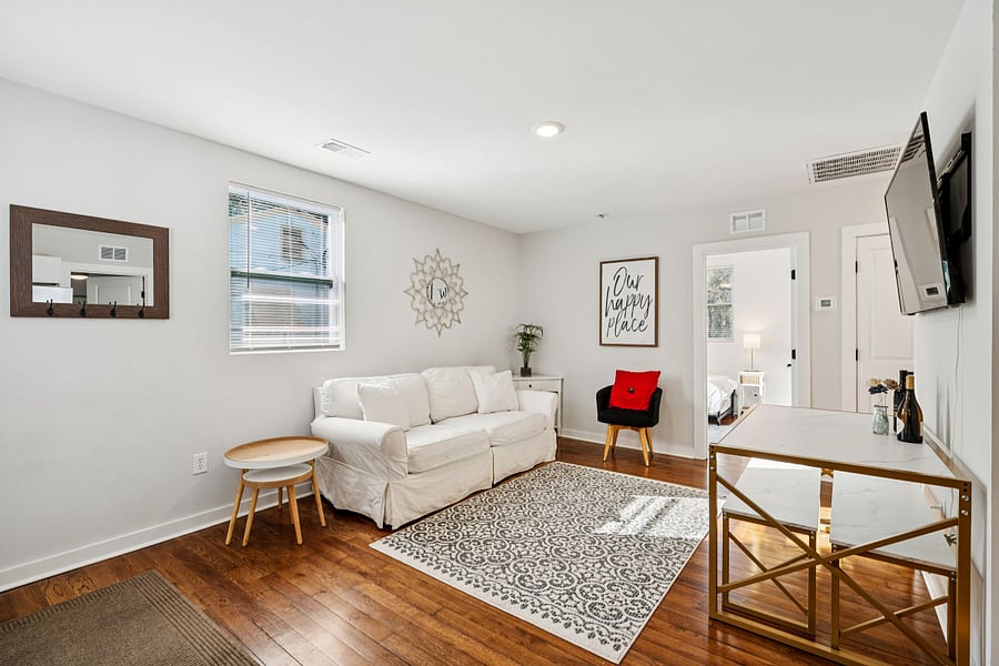 living and dining area