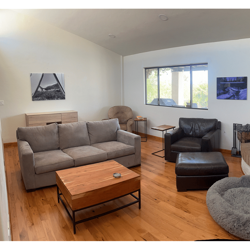 Living room with Smart TV