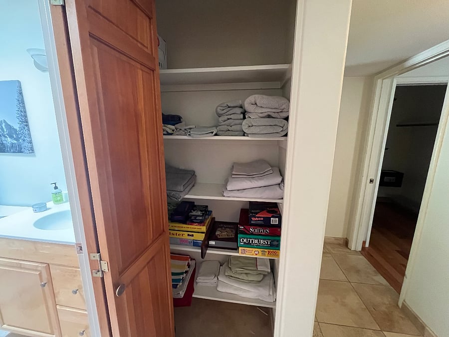 Linen closet and games