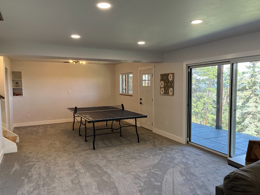Lower Level with Ping Pong Table