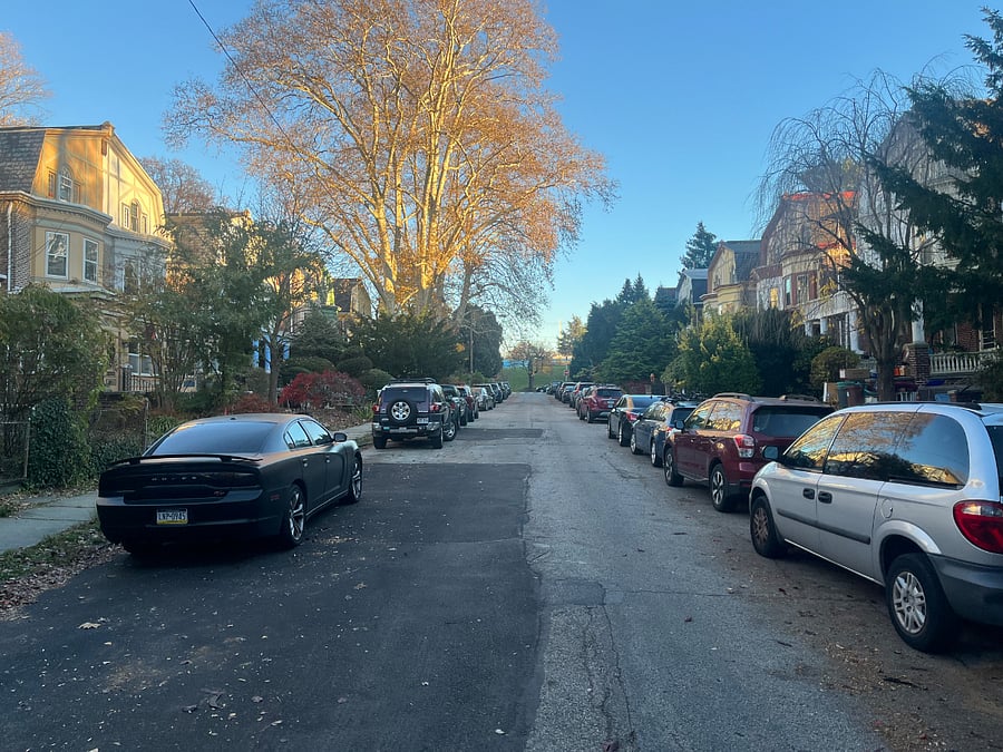 Ample on-street parking