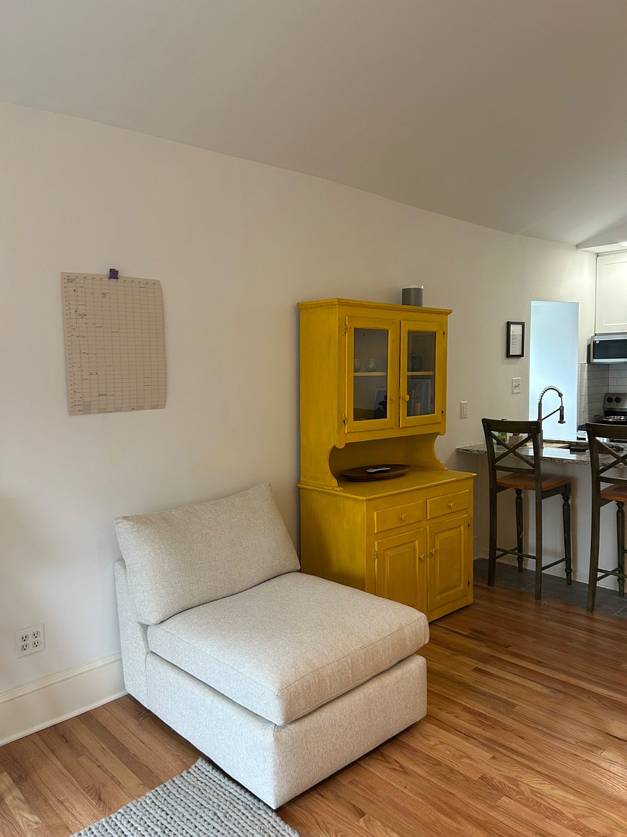 Comfortable living space attractively furnished
Studio Apartment (#3)