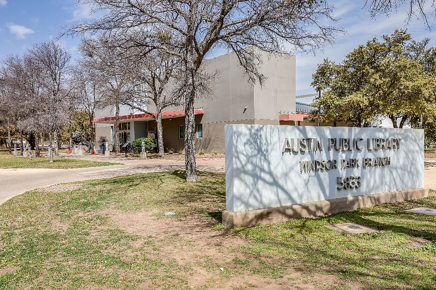 Perfect for avid readers, the Windsor Park Library is located just down the block.