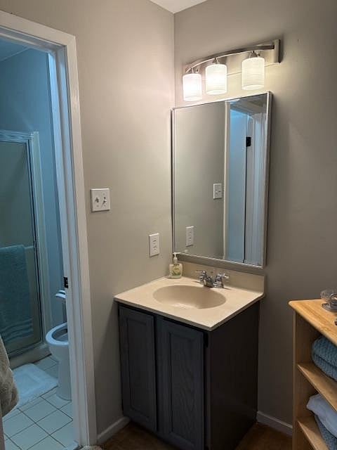 Private bath inside bedroom