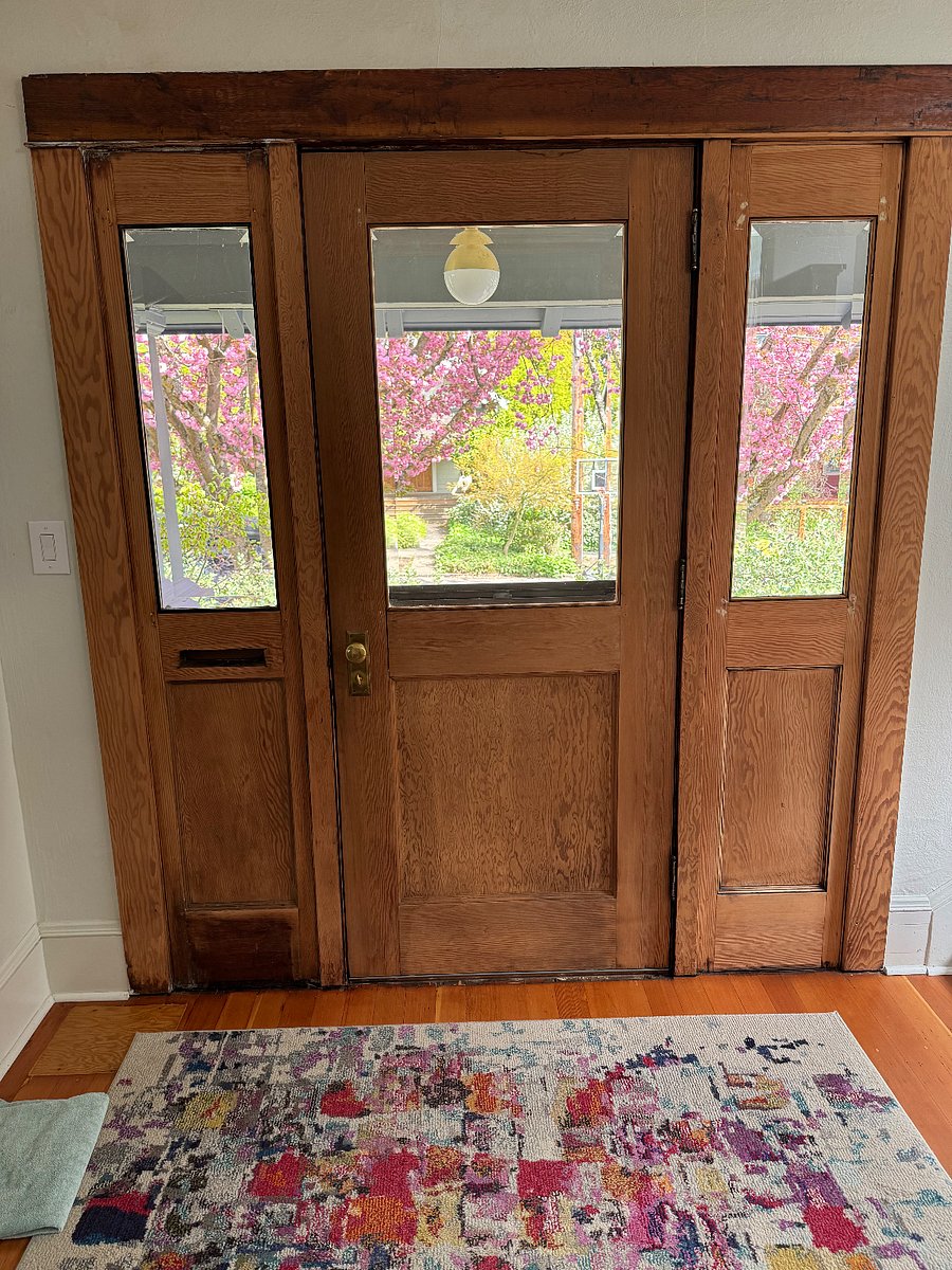 Front door from formal entry