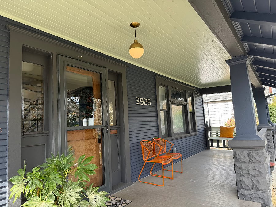 Front porch entry