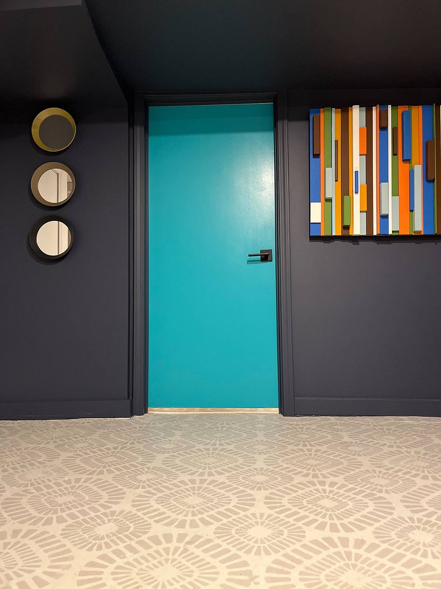 Entrance to the lower level bedroom
