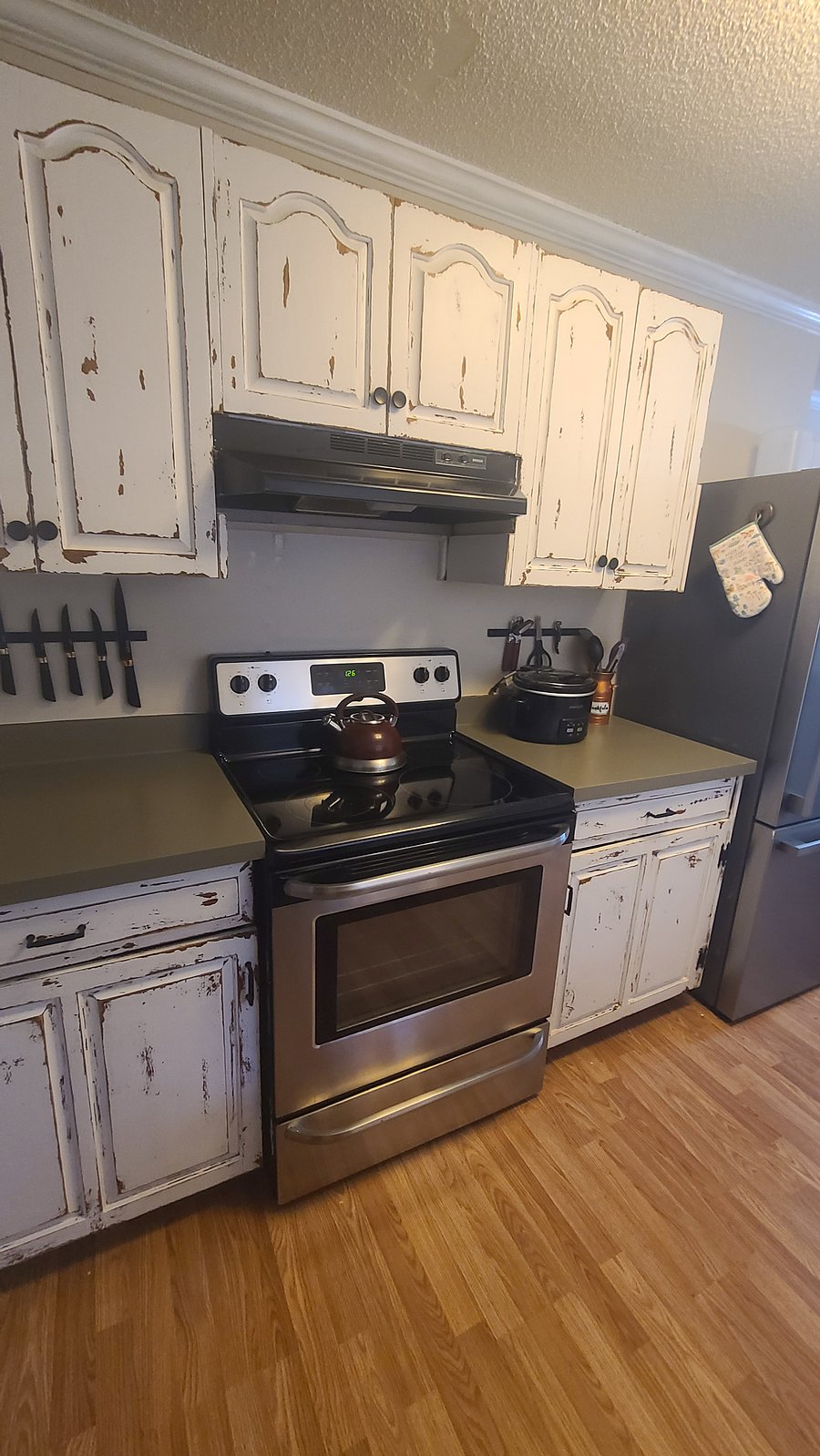 Enjoy our farm-house kitchen filled with appliances