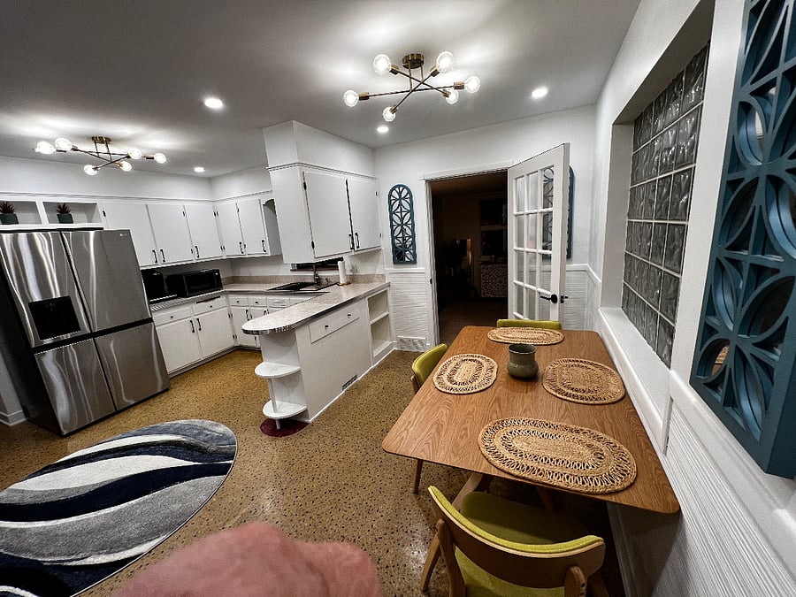 RETRO MODERN KITCHEN/ DINING