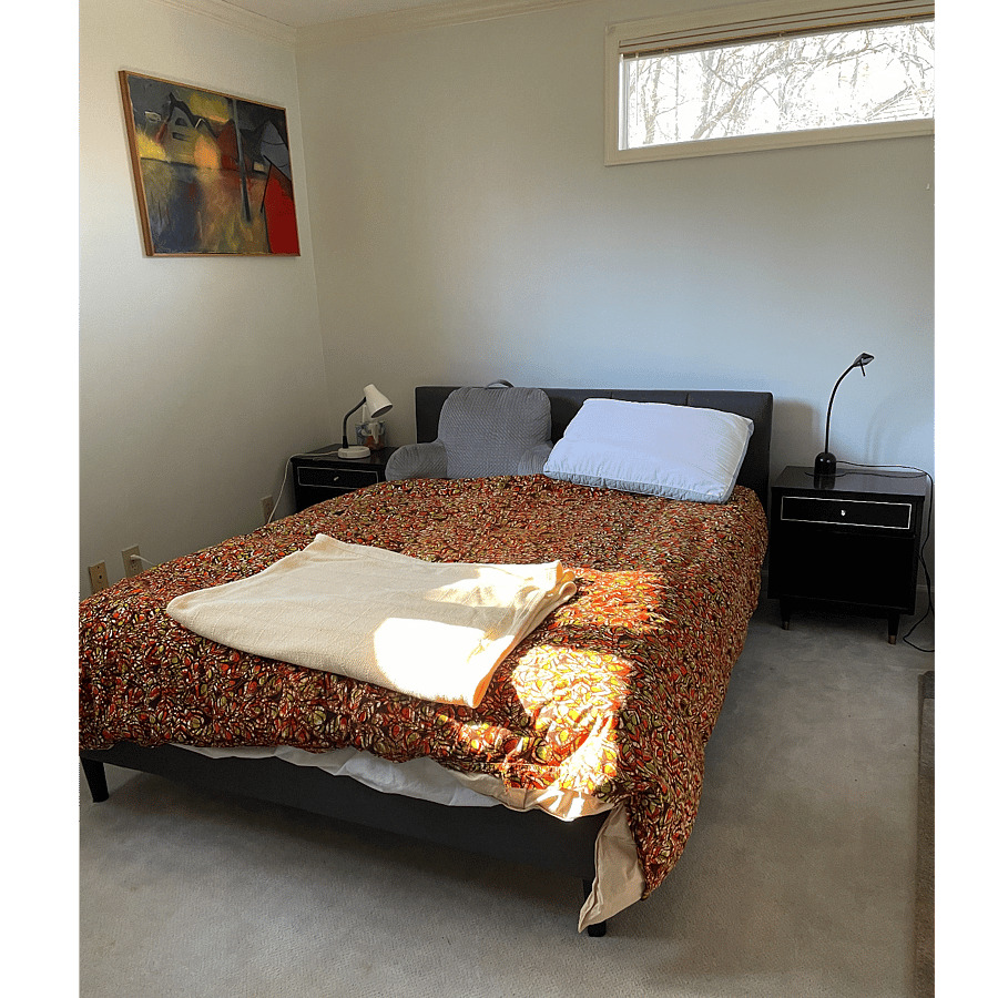 Upstairs queen bed