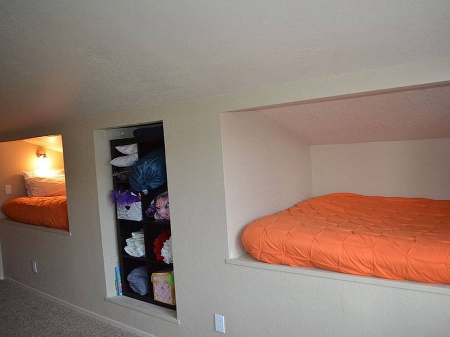 Double Bunk Room -  2 double beds  Upstairs separate from Master