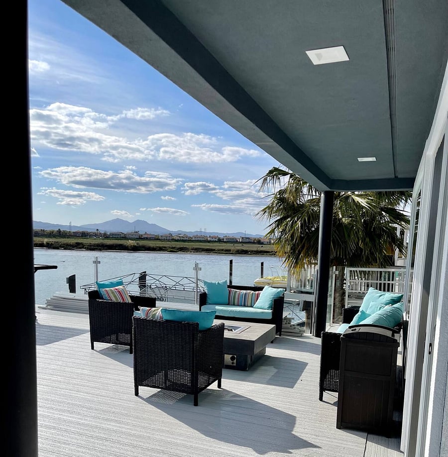 Hang out and take in the view of the delta and Mt. Diablo