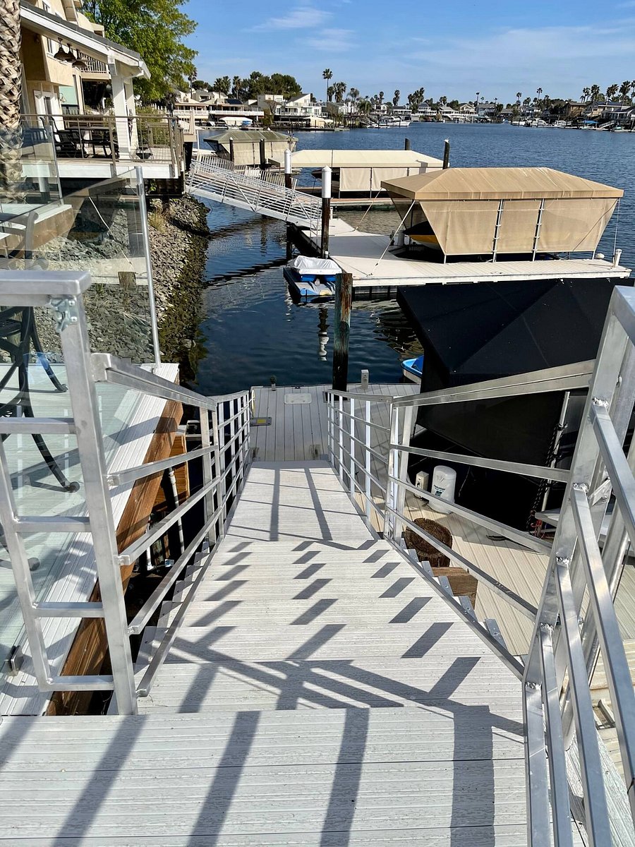 Gang way to Dock from Deck