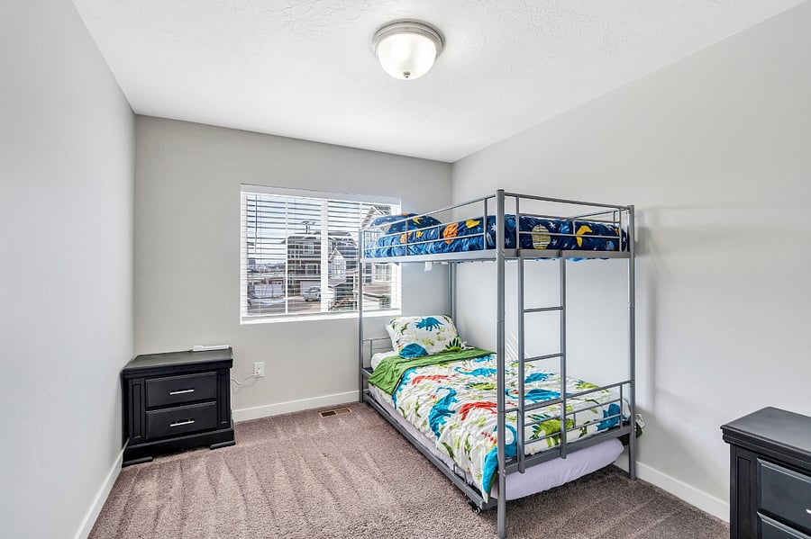 Original twin over twin with trundle bunk