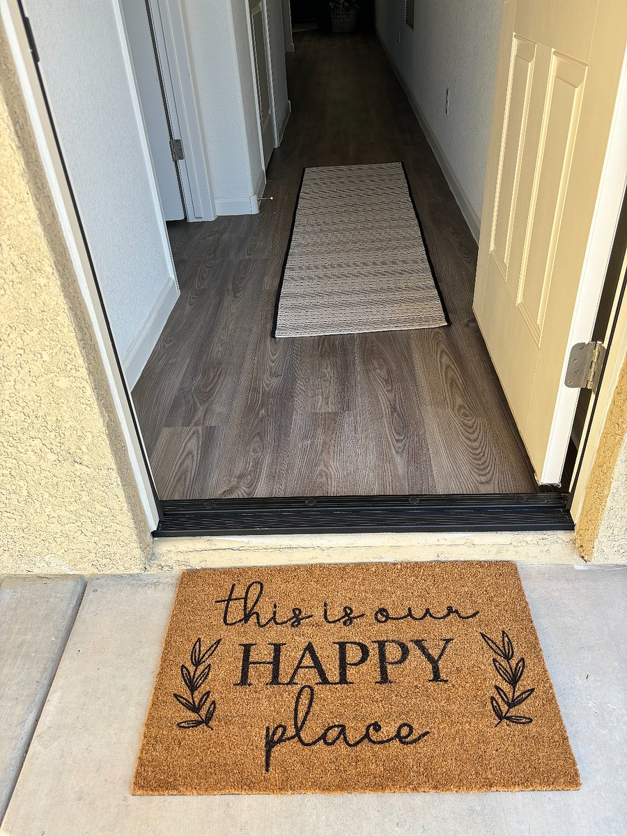 Home entry to Our Happy Place.