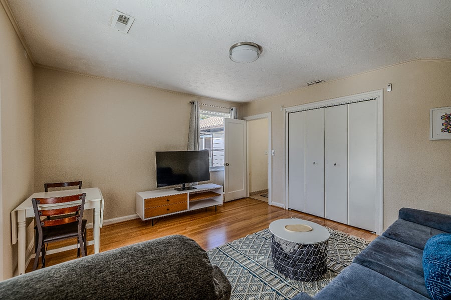 Den with sleeper sofa