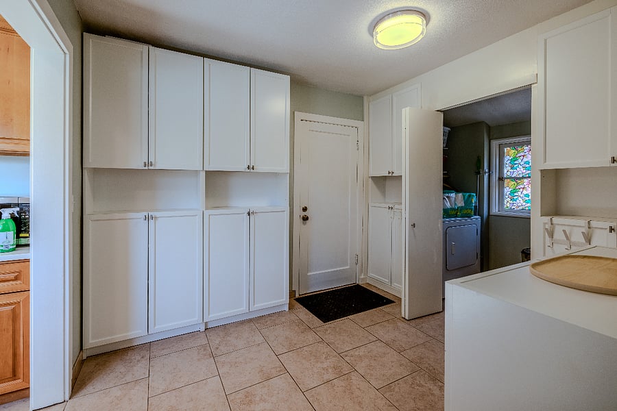 Mudroom and laundry room with ample storage