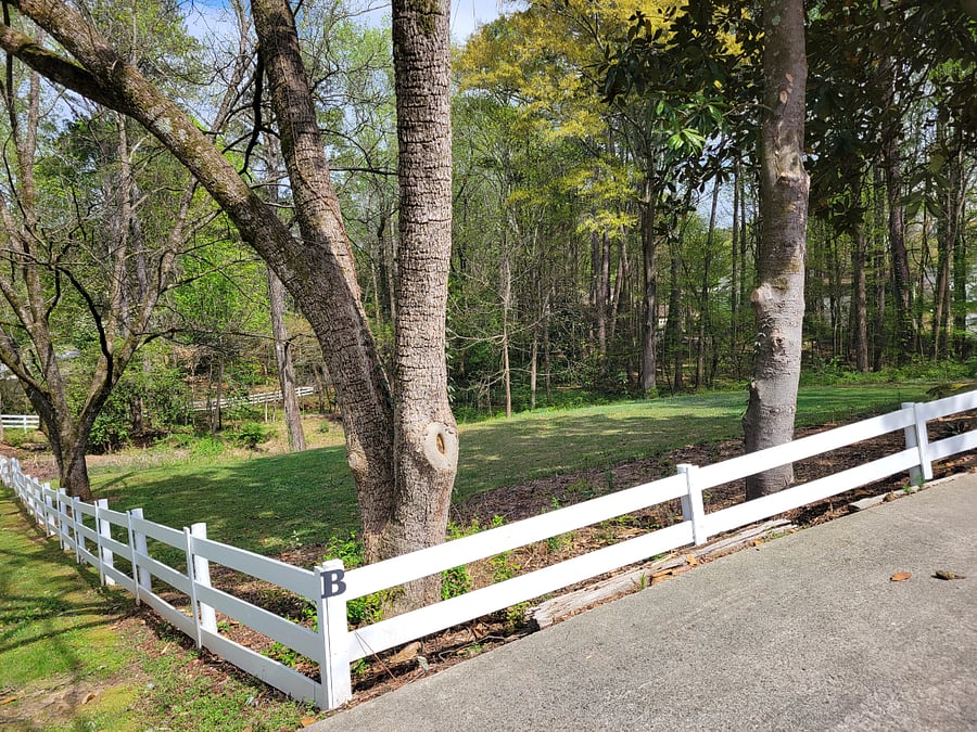 Driveway entrance (from street)