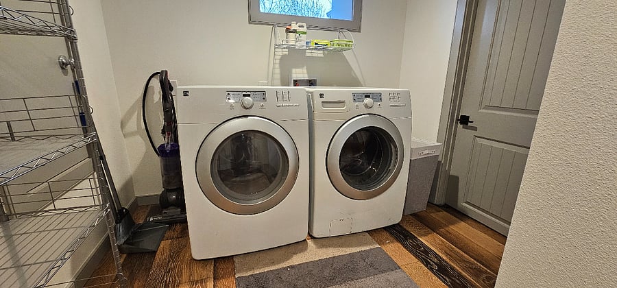 In-unit, full size washer and dryer for your private use