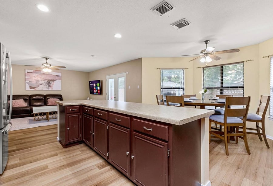 First Floor - Kitchen and dining room