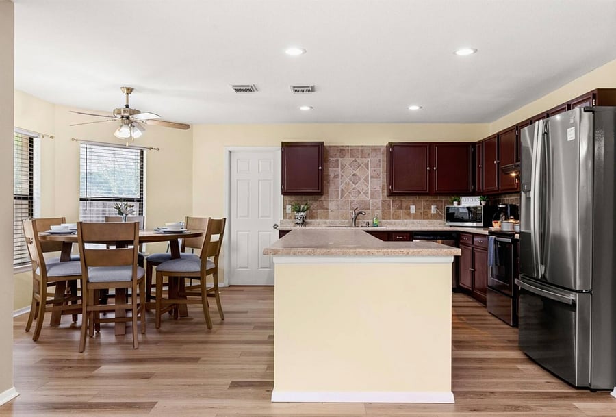 First Floor - Kitchen and dining room