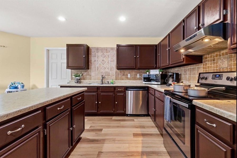 First Floor - Kitchen and dining room