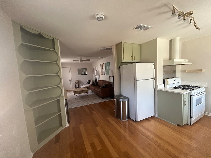 Kitchen and Living Room
