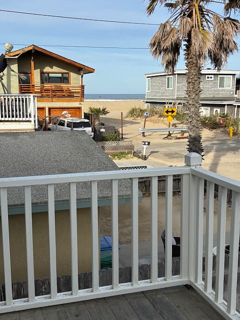 Ocean View Deck Off Dining Room For BBQ And Sunset Views