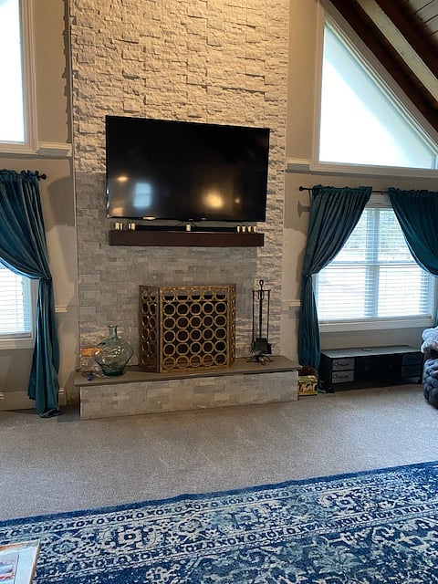 More fireplace!
