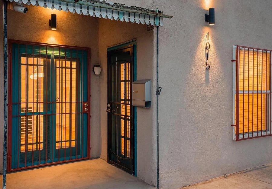 Main house front entrance.