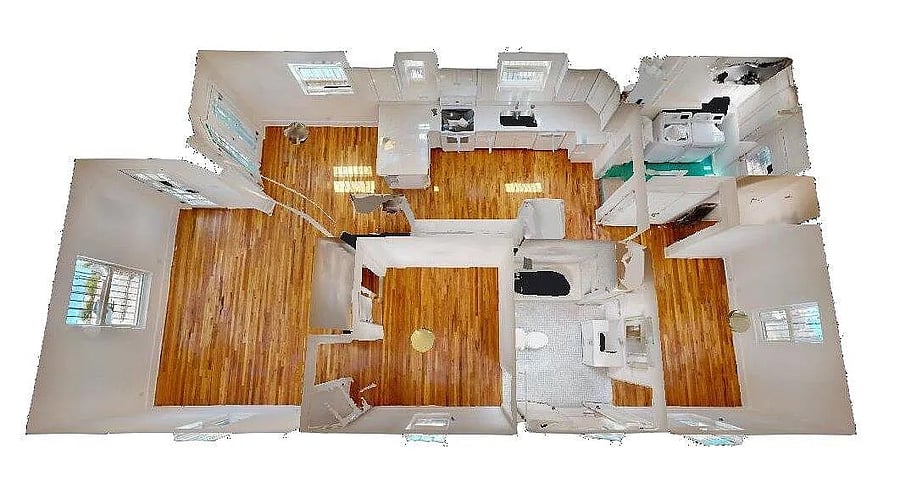 Floor plan of entire home (main house).