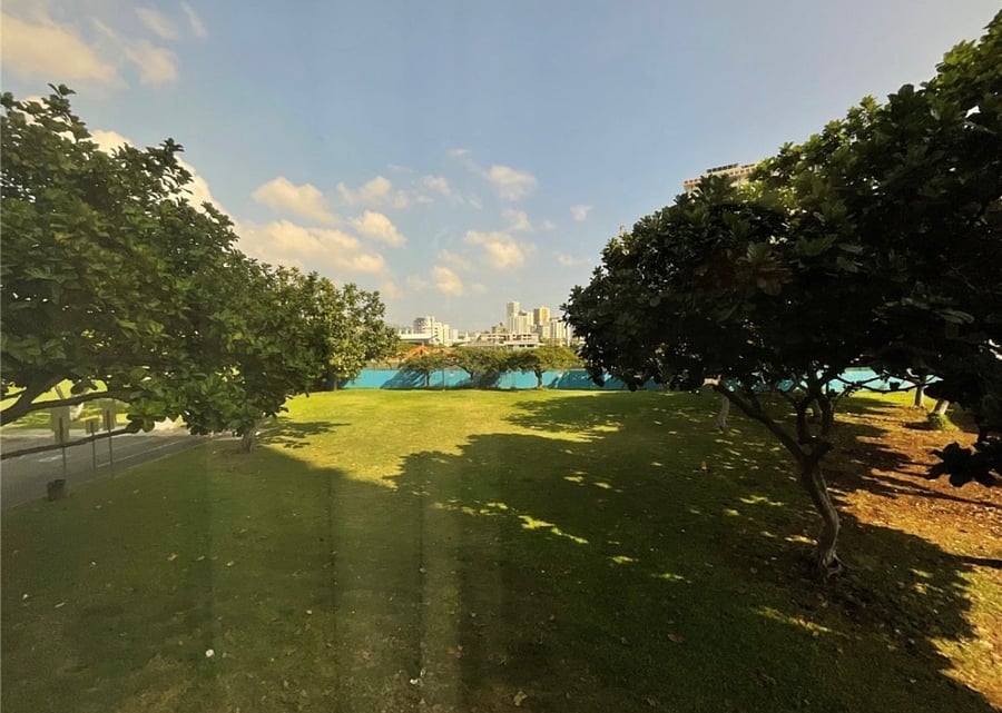 Backyard view of Old Heritage Park.