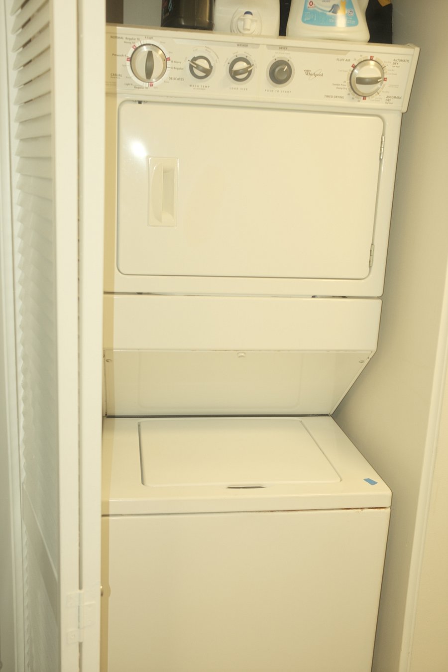 washer and dryer