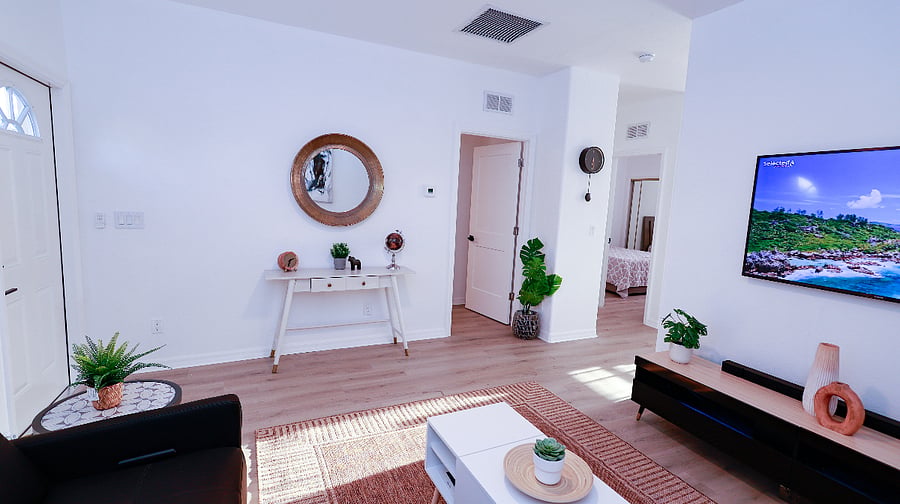 Right side unit living room